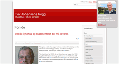 Desktop Screenshot of ivarjohansen.no